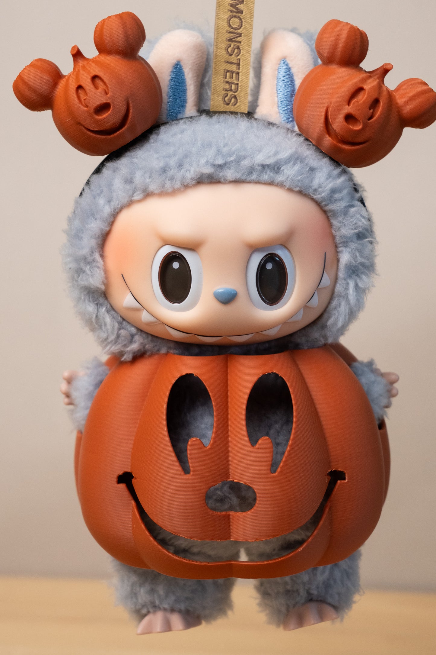 Labubu Accessory - Smiling Pumpkin Halloween Costume Set