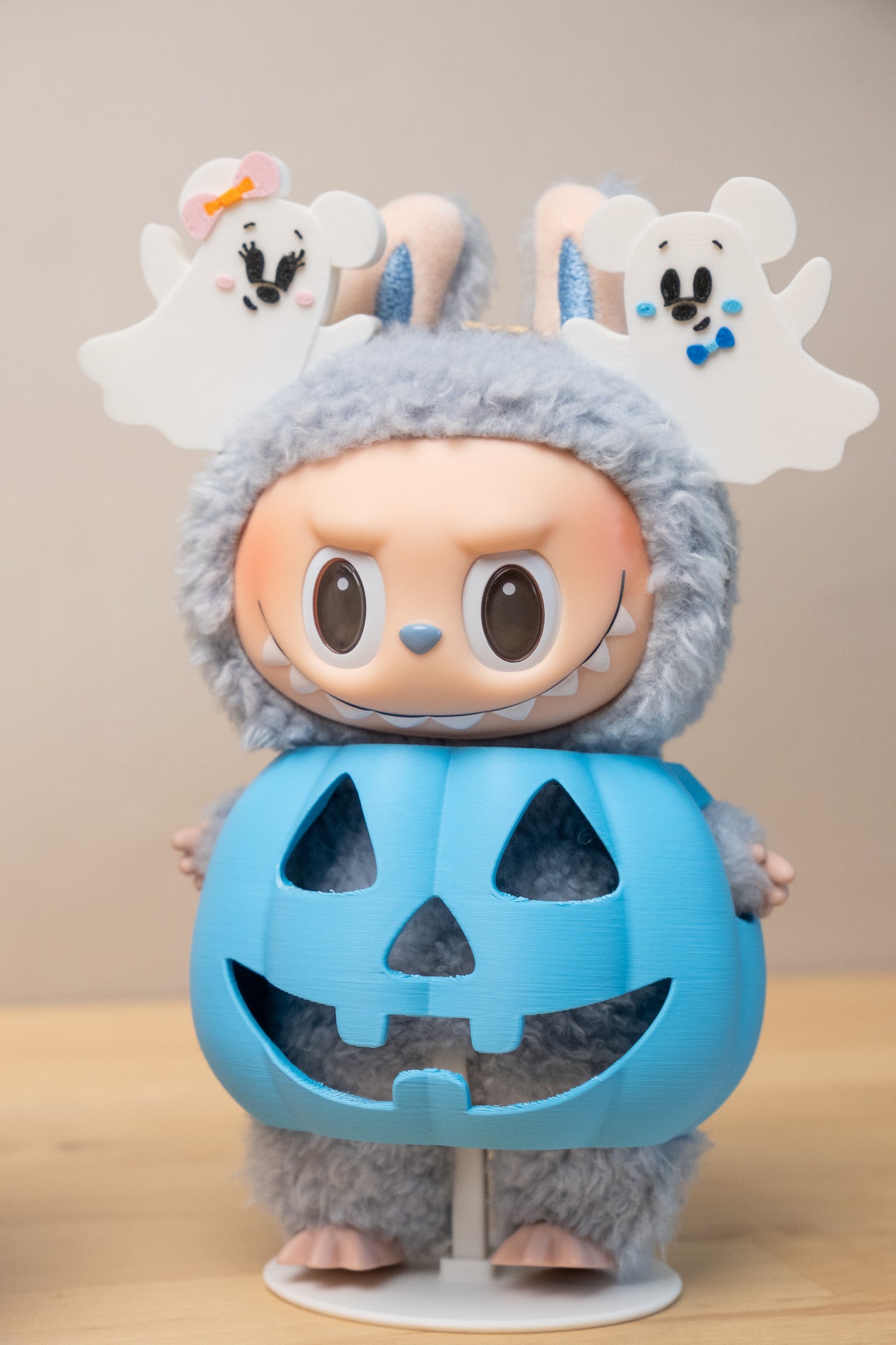 Labubu Accessory - Two (2) Ghost Pumpkin Costume Set