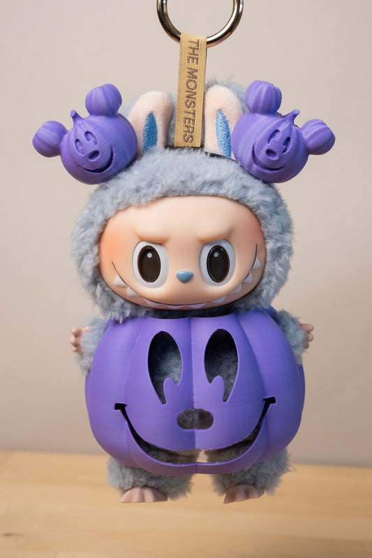Labubu Accessory - Smiling Pumpkin Halloween Costume Set